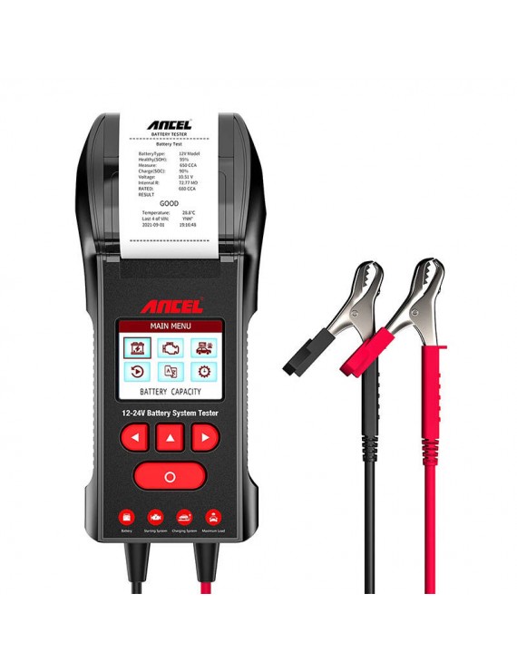 Battery Tester with printer Ancel BST600