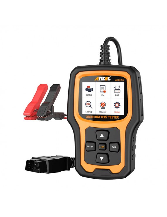 2in1 Diagnostic Scanner OBD2 and Battery Tester Ancel AD410 PRO