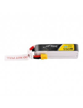 Tattu 3s 550mAh 95C 11.4V HV Lipo Battery with XT30 Plug Long-Pack