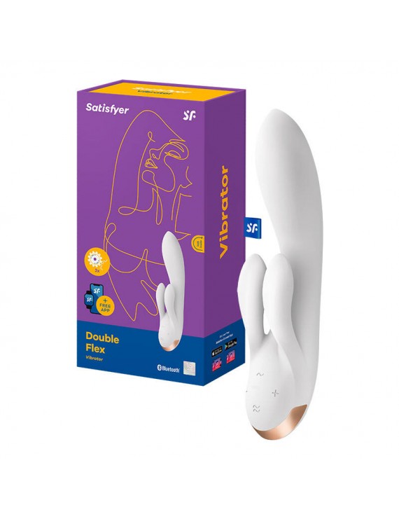 Vibrator Satisfyer Double Flex with App (White)