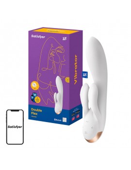 Vibrator Satisfyer Double Flex with App (White)
