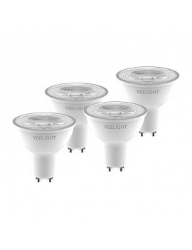 Yeelight Έξυπνη Λάμπα W1 GU10 Dimmable 4τμχ (Θερμό Λευκό)