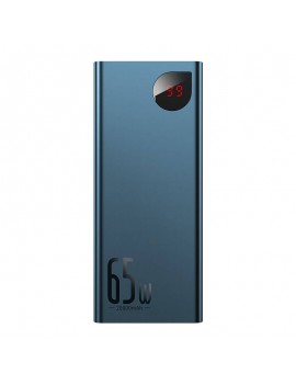 Baseus Powerbank Adaman Metal 20000mAh, PD, QC 3.0, 2xUSB + USB-C + Micro USB 65W (Μπλε)
