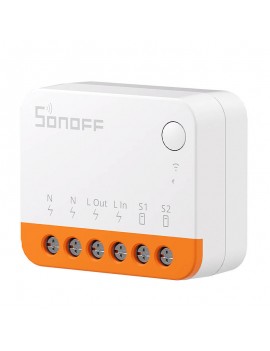Sonoff Έξυπνος Ενδιάμεσος Διακόπτης WiFi MINIR4 (Λευκό)