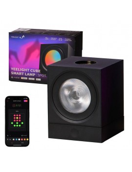Yeelight Διακοσμητικό Φωτιστικό Cube Light Gaming Lamp Spot με Βάση (Μαύρο)