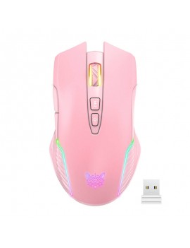 ONIKUMA CW905 Pink Wireless Gaming Mouse 2.4G