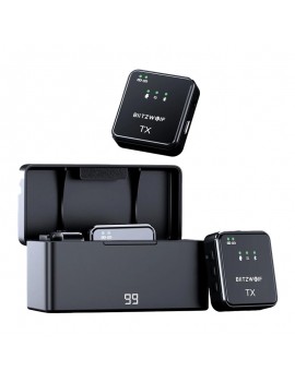 Wireless Microphone BlitzWolf, BW-SX63, 1000mAh (black)
