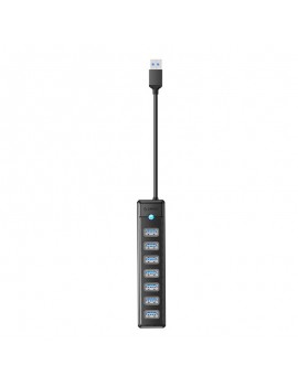 Orico Hub USB-A to 7xUSB-A 3.0 - black