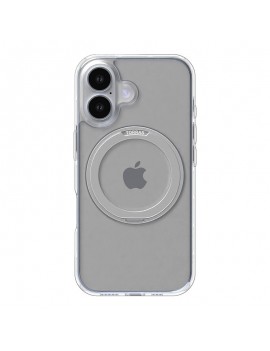 Torras Ostand Pro Case for iPhone 16 (Transparent)