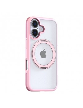 Torras Ostand R Fusion Case for iPhone 16 (Pink)