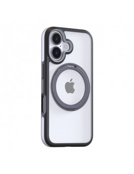 Torras Ostand R Fusion Case for iPhone 16 (Black)