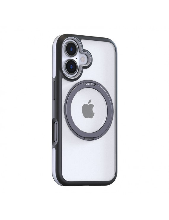 Case Torras Ostand R Fusion dla iPhone 16 Plus (Czarne)