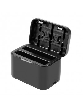 Charging case for batteries and memory cards PULUZ for Insta360 X4 (black)