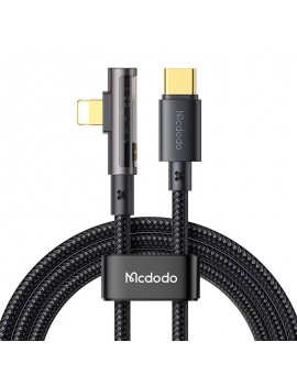 USB-C to Lightning 90-degree Cable McDodo CA-3390 36W 1.2m (black)