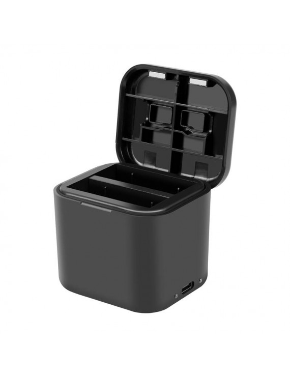 Battery Charging Box & Memory Card Storage PULUZ for Insta360 Ace Pro / Ace