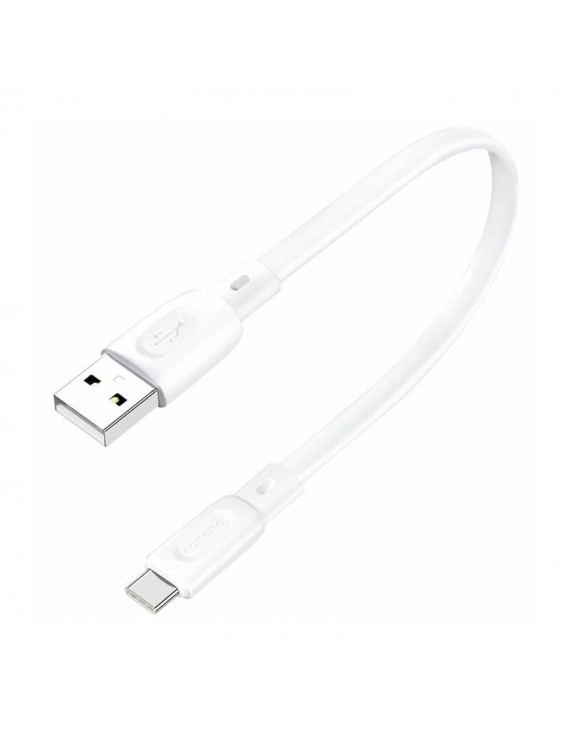 Cable USB-A - USB-C Foneng X107 3A, 0,25m (white)