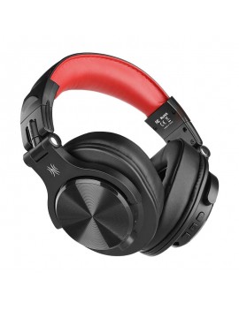 Oneodio Fusion A70 Wireless Headphones (Black and Red)
