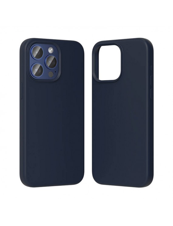 Silicone Case Vention KUFL0-30 to iPhone 15 Pro (blue)