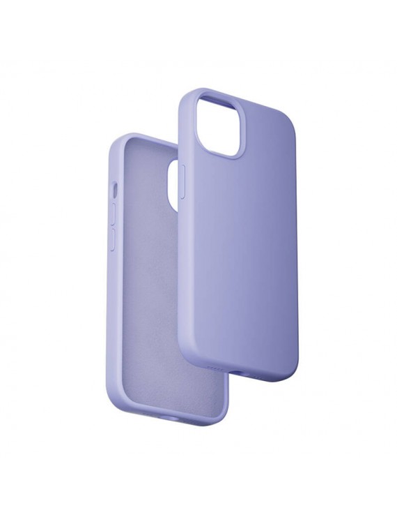 Silicone Case Vention KUFV0-20 for iPhone 15 Plus (purple)