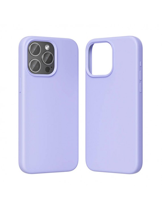 Silicone Case Vention KUFV0-40 for iPhone 15 Pro Max (purple)