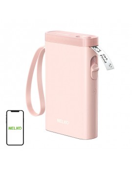 Nelko Thermal Label Printer P21 (Pink)