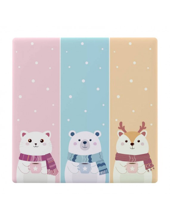 Decorative cover / panel for T5 touch wall switch SONOFF Cartoon 3C