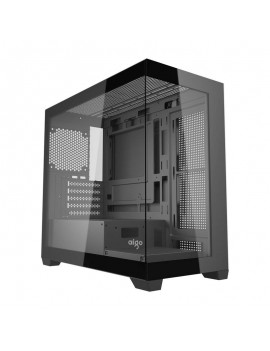 Darkflash Computer Case C218M + 6 ARGB fans (Black)
