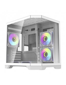 Darkflash Computer Case FT350 + 5 aRGB fans (white)