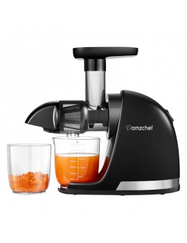 AMZCHEF Slow Juicer ZM1501-BK-SM (Black)