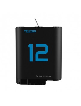 Lithium battery TELESIN for GoPro Hero 12/11/10/9 (blue)