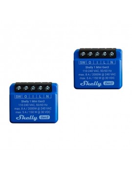 Set of 2 Shelly 1 Mini Gen3 Controllers