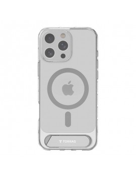 Torras Pstand Series Case for iPhone 16 ProMax (Transparent)