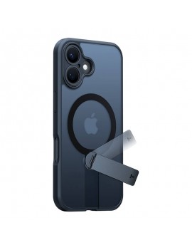 Torras Pstand Spin Case for iPhone 16 (Black)