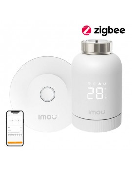 IMOU KIT-TRV1-EU-2 Thermostatic Valve Kit ZigBee + gateway and 6 adapters