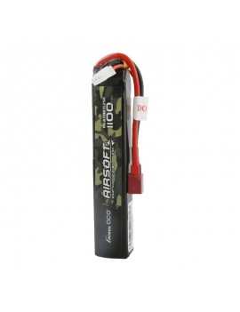 Gens ace 25C 1100mAh 3S1P 11.1V Airsoft Gun Lipo Battery with T Plug