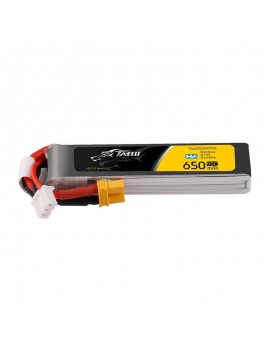 Tattu 2s 650mAh 95C 7.6V HV Lipo Battery with XT30 Long-Pack