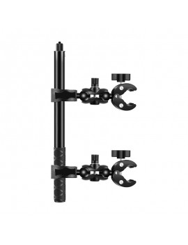 Motorcycle/bicycle mount PULUZ with two clamps and selfie stick 150 cm