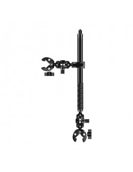Motorcycle/bicycle mount PULUZ with a single clamp and selfie stick 150 cm