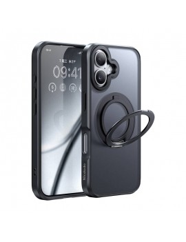 McDodo PC-4930 MagSafe  Case for iPhone 16 with stand (black)