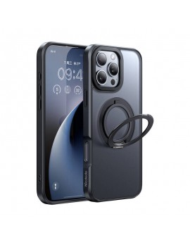 McDodo PC-4932 MagSafe  Case for iPhone 16 Pro with stand (black)