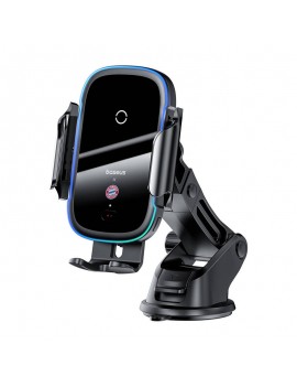 Holder with charger 15W (black) Bayern Edition