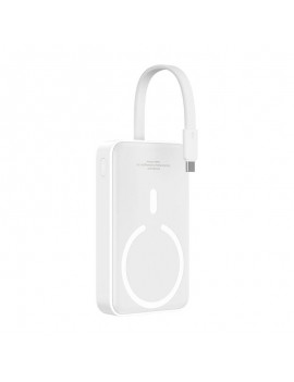Magnetic Mini PowerBank 10000mAh 30W (white) Bayern Edition