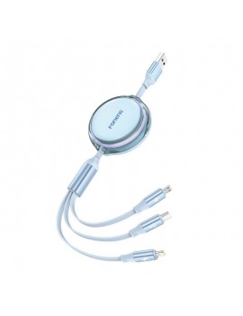 Retractable Cable X113 1.1M Blue