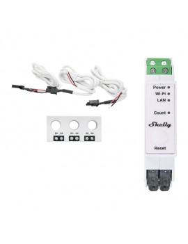 Shelly PRO 3EM-3CT63 1/3-Phase Energy Meter, WiFi