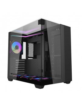 Darkflash Computer Case TH285 4 fans (Black)