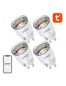 Έξυπνη πρίζα Gosund EP2 WiFi, 4 τεμάχια (τετραπλή συσκευασία) 10A Tuya