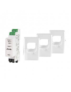 Shelly PRO 3EM 400A 2-Phase Energy Meter, WiFi/Bluetooth