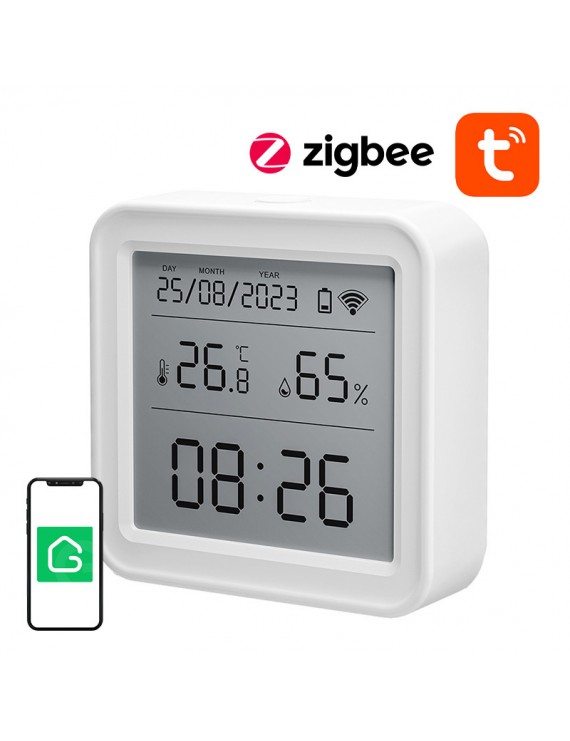Gosund ST17 Zigbee Smart temperature and humidity sensor (LCD, Tuya)