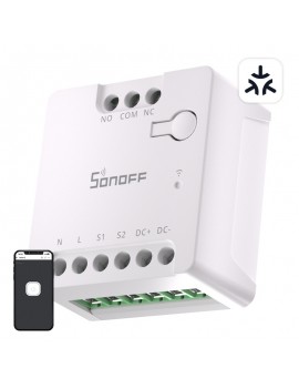 SONOFF MINI-D Smart WiFi Matter Switch (AC/DC 12-48V, dry contact)