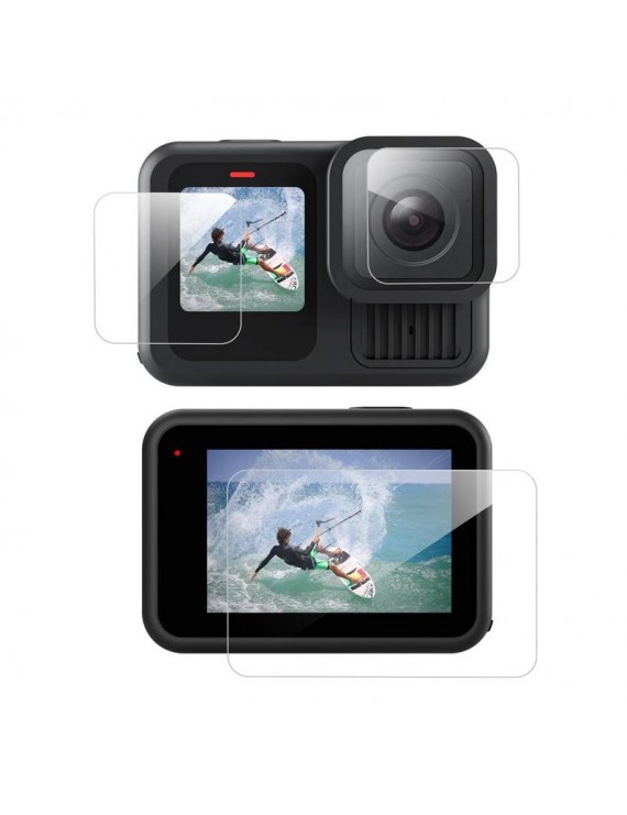 3-in-1 Tempered Glass for GoPro Hero 13 Black Telesin (S6-FLM-07-TGP)
